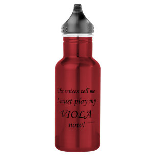 Botella De Agua Viola Voices dice que hay que jugar