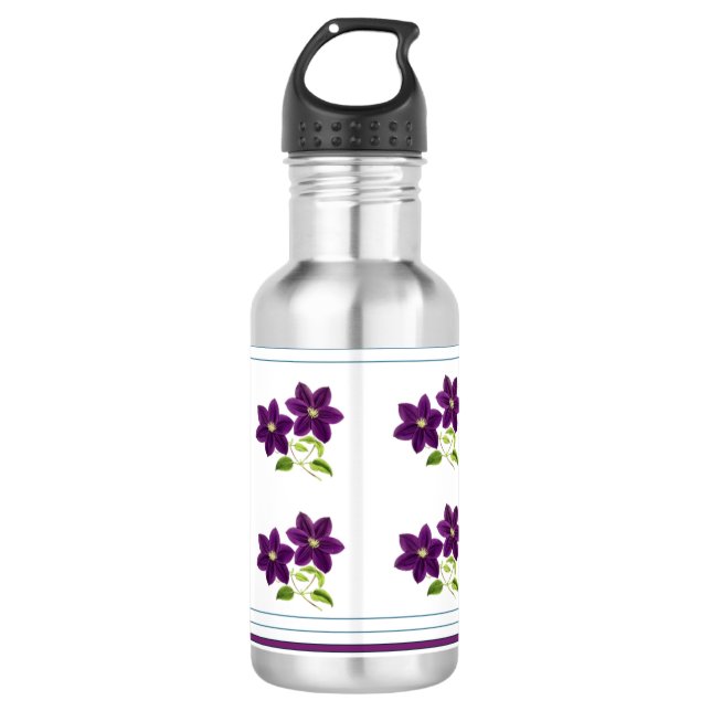 Botella De Agua Violet Passion (Colección Bridget) (Anverso)