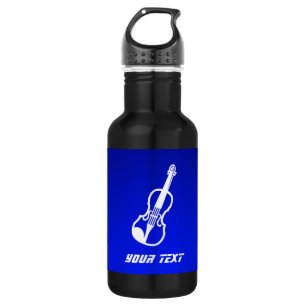 Botella De Agua Violín azul