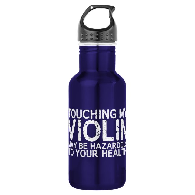 Botella De Agua Violin Hazard (Anverso)