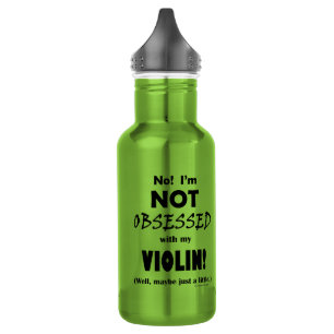 Botella De Agua Violin Obssed