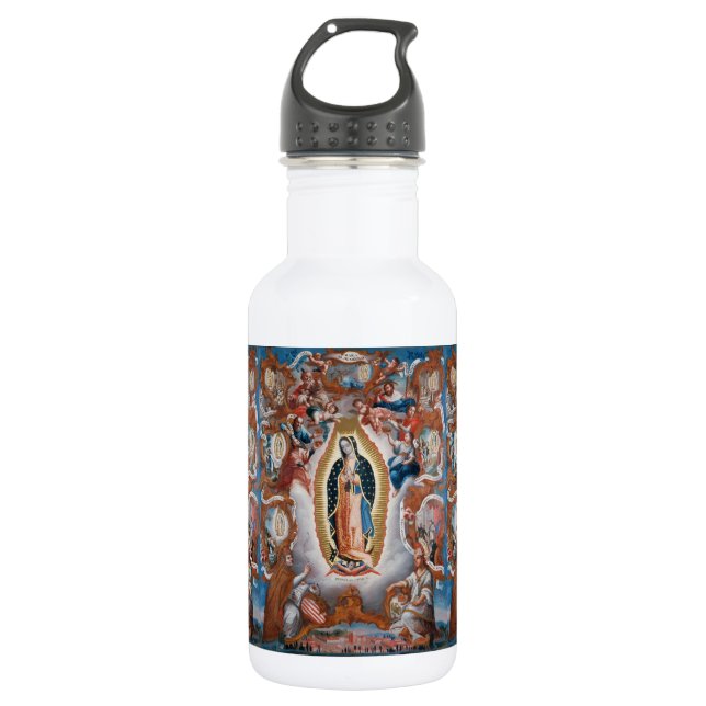 Botella De Agua Virgen de Guadalupe (Anverso)