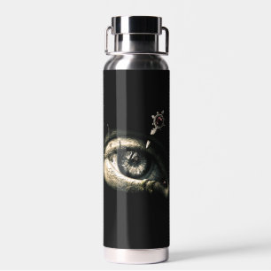 Botella De Agua Visión Perforada - Diseño Gótico