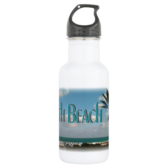 Botella De Agua Vista de playa sur (Anverso)