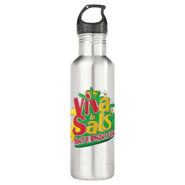 Botella De Agua Viva la Salsa Internacional (Anverso)
