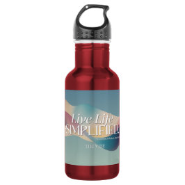 Botella De Agua Vive la vida simplificada
