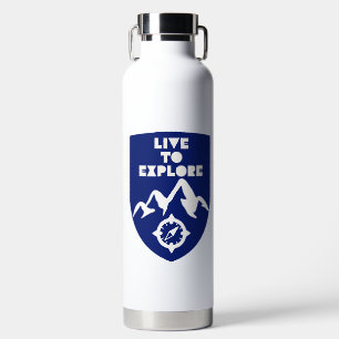 Botella De Agua Vivir para explorar al aire libre