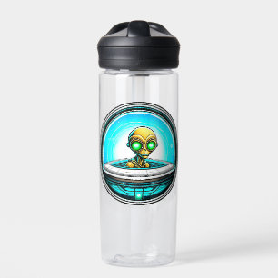 Botella De Agua Volar extra terrestre en un OVNI personalizado