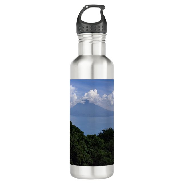 Botella De Agua Volcanes del lago Atitlán (Anverso)