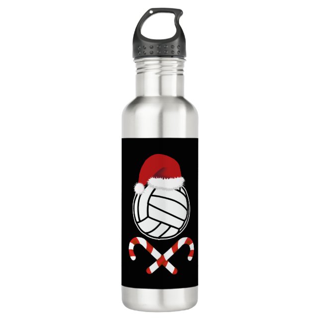 Botella De Agua Voleibol navidad (Anverso)