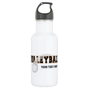 Botella De Agua Voleibol (personalizable)