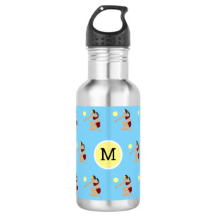 Botella De Agua Voleibol playa de Monograma
