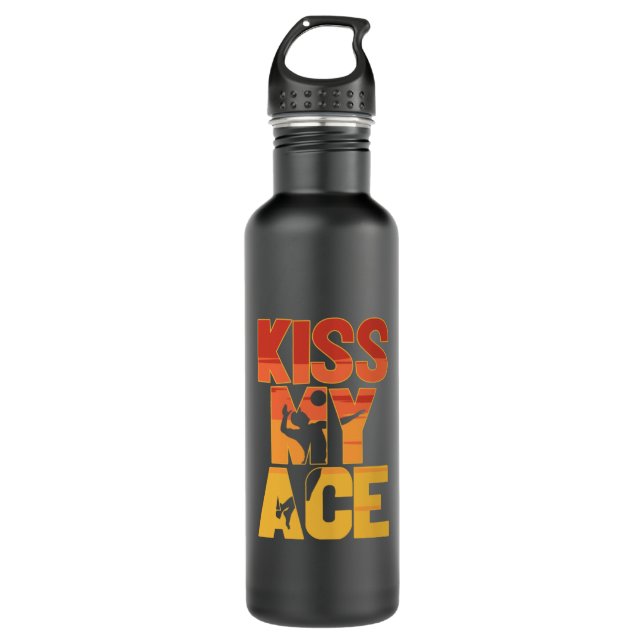 Botella De Agua Volleyball Player | Kiss My Ace (Anverso)