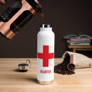 Botella De Agua Voluntario y primeros auxilios, Cruz, Ambulancia,