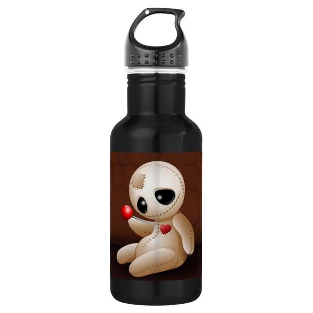 Botella De Agua Voodoo Doll Personalizado enamorado (Anverso)