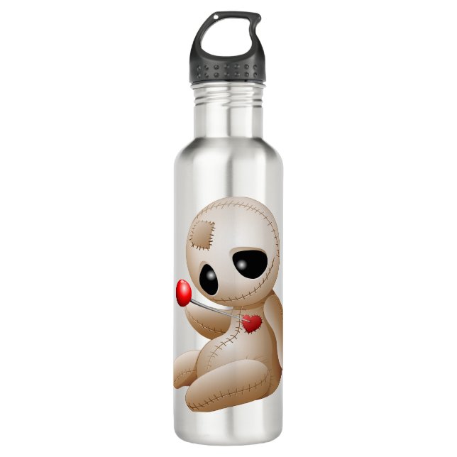 Botella De Agua Voodoo Doll Personalizado enamorado (Anverso)