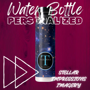 Botella De Agua Vortex celeste