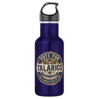 Botella De Agua Vota por Talarico | Elección Demócrata