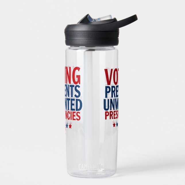 Botella De Agua Votar impide la elección de presidentes no deseado (Izquierdo)