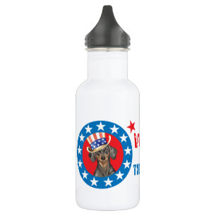 Botella De Agua Votar por Dachshund