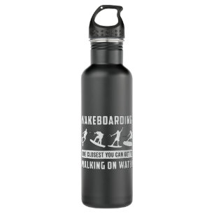 Botella De Agua Wakeboarding Caminar Sobre El Agua Wake Wakeboarde