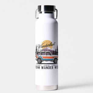 Botella De Agua Wanderlust Camper - Roam y Roam Wander Wide