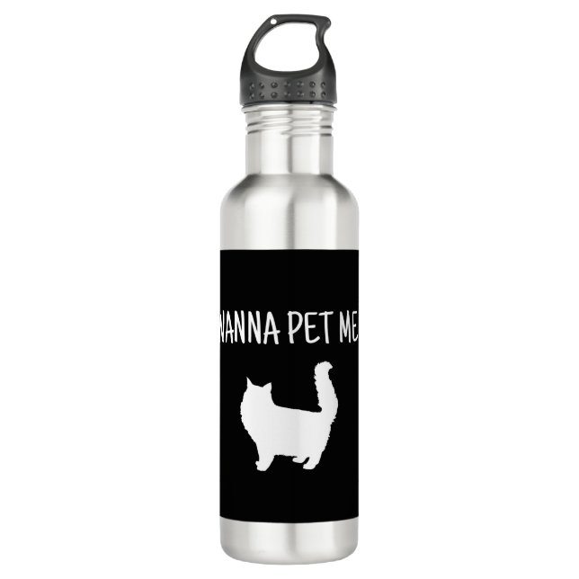 Botella De Agua Wanna Mascota Me Cat (Anverso)