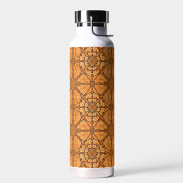 Botella De Agua Warm Ornamental Lattice Tile 