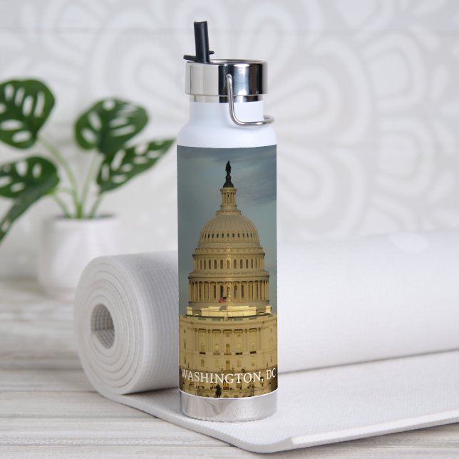 Botella De Agua Washington, DC Capitol Building (Yoga (girado))
