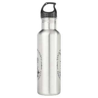 Botella De Agua Water Bottle - Books & Florals