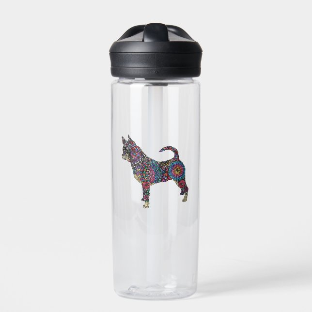 Botella De Agua Water Bottle for Chihuahua lovers (Delante)