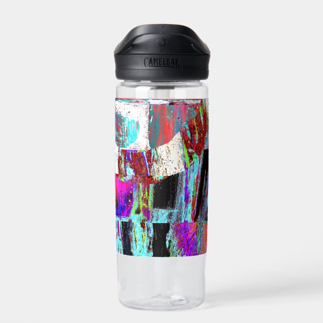 Botella De Agua Water Bottle – Neon Pulse (Atrás)