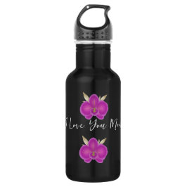 Botella De Agua Water Bottle with Floral Pattern and Mother's Day