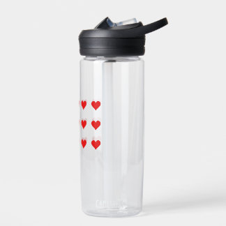 Botella De Agua Water Bottle with hearts
