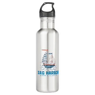 Botella De Agua Water Bottle with Sag Harbor logo