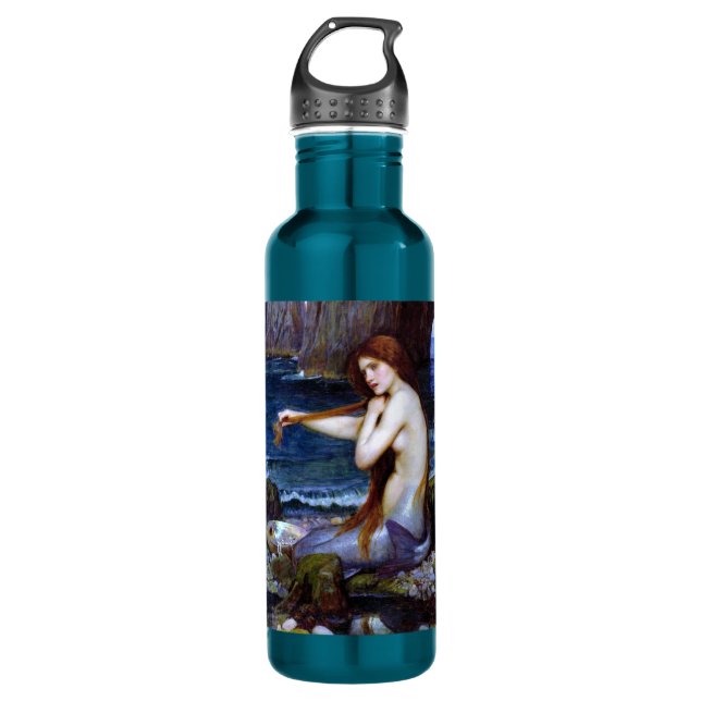 Botella De Agua Waterhouse: La sirena (Anverso)