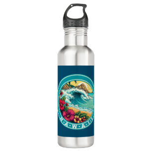 Botella De Agua Waves de Hawaii
