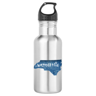 Botella De Agua Waynesville North Carolina Wood Grain