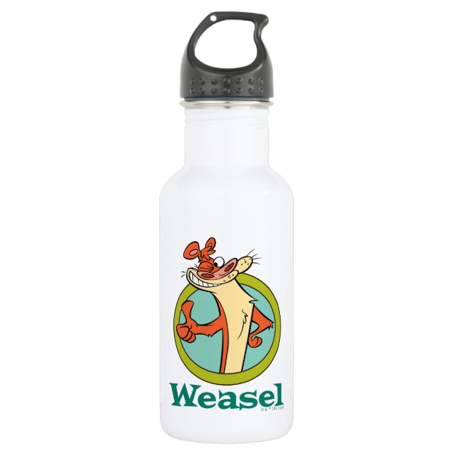 Botella De Agua Weasel Thumbs Up Character Graphic (Anverso)
