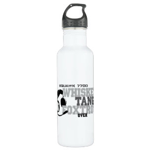 Botella De Agua Whiskey Tango Foxtrot - Humor de aviación