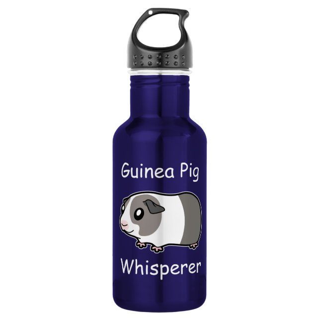 Botella De Agua Whisperer de cerdo de Guinea (Anverso)