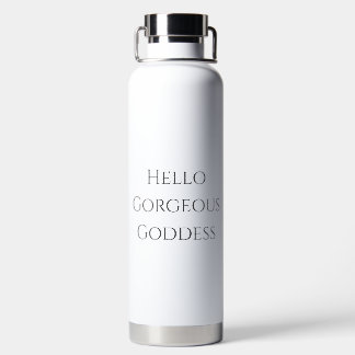 Botella de agua White Gorgeous Goddess