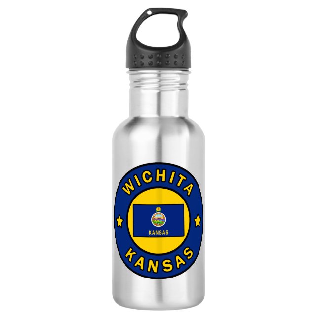 Botella De Agua Wichita Kansas (Anverso)