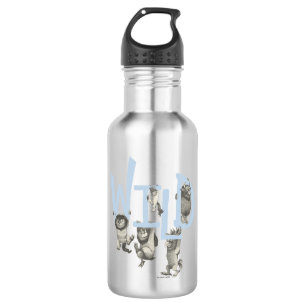 Botella De Agua WILD Cosas salvajes y Max - Azul