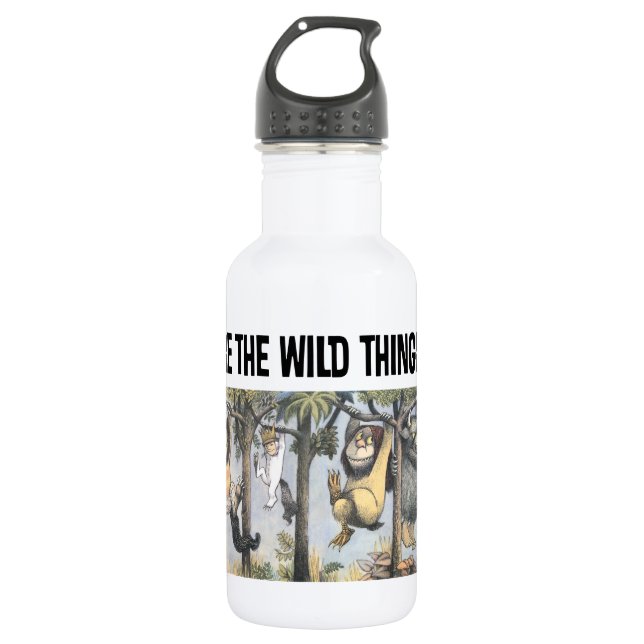 Botella De Agua Wild Things and Max Swinging From Trees (Anverso)