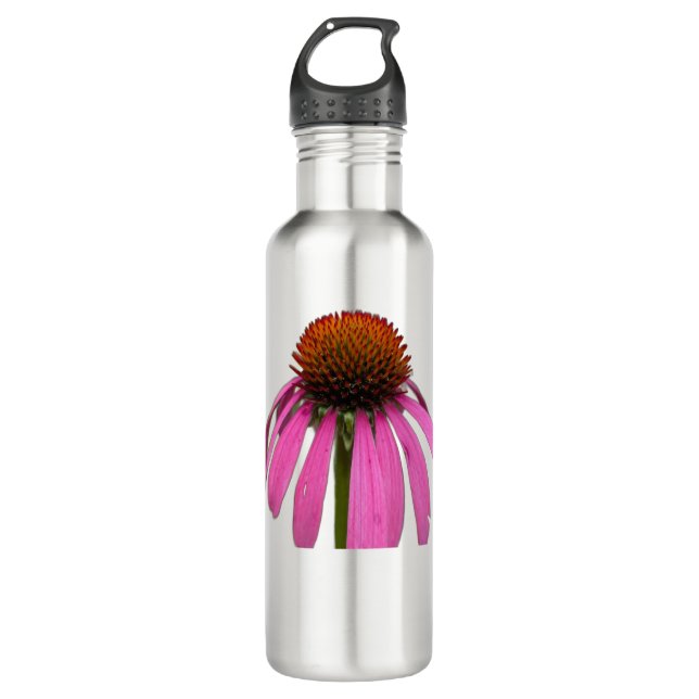 Botella De Agua Wildflower Bloom – Nature Photo Water Bottle (Anverso)