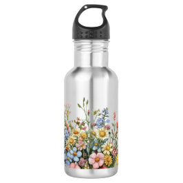 Botella De Agua Wildflowers 
