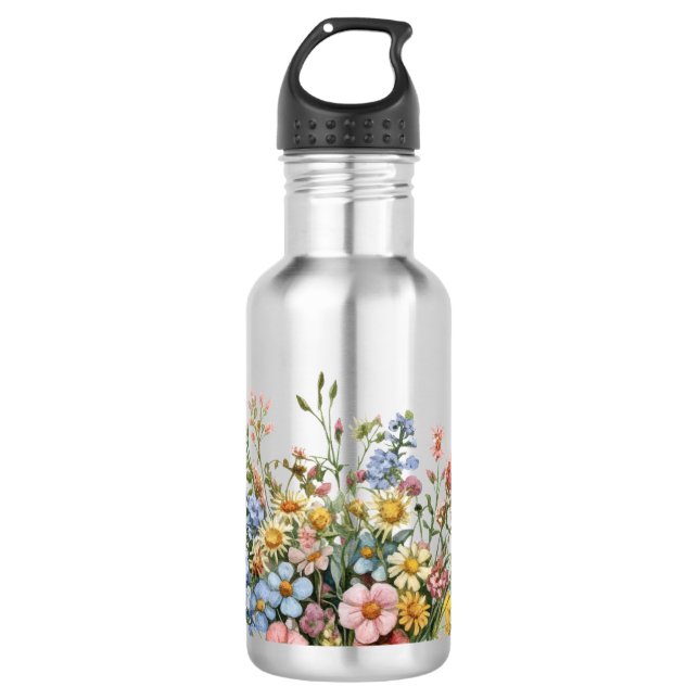 Botella De Agua Wildflowers  (Anverso)