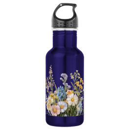 Botella De Agua Wildflowers & Stainless Steel Water Bottle