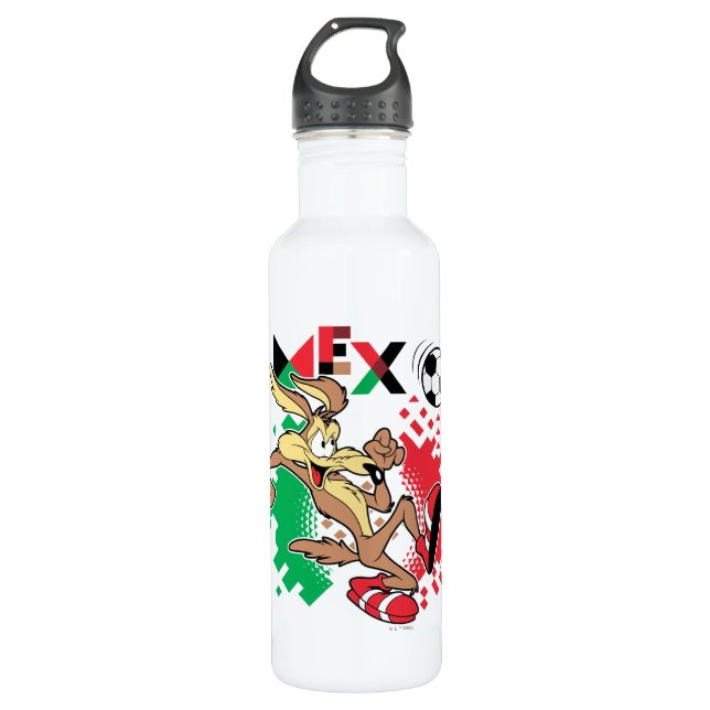 Botella De Agua WILE E. COYOTE™ Team Mexico Soccer Graphic (Anverso)